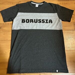 Men's L Borussia Mochengladbach Gray T-Shirt